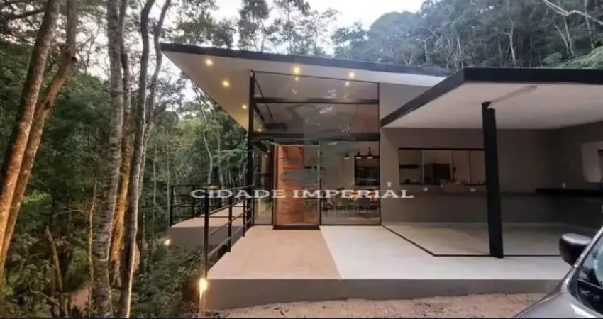 Araras espetacular casa linear com 3 suítes em condomínio r$ 2.050.000,00