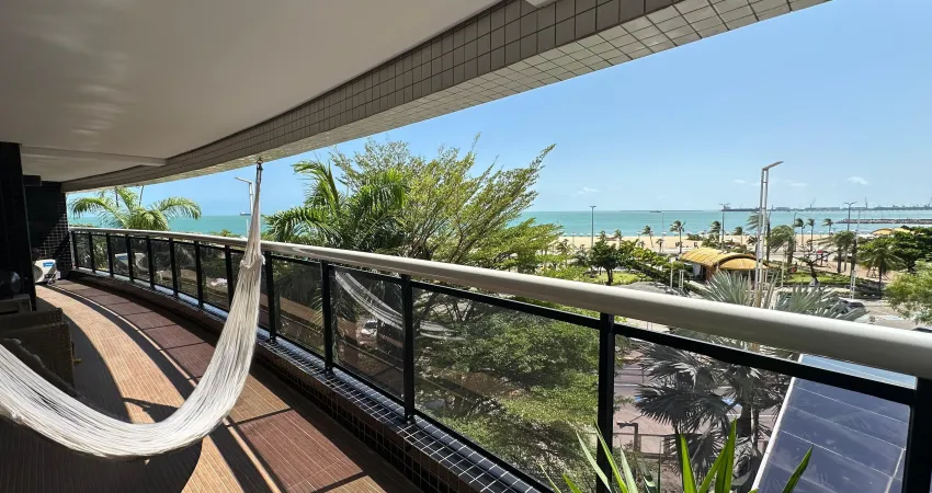 Apartamento à venda no mucuripe – landscape beira mar,  148m², 3 quartos, 1 suíte, vista mar!