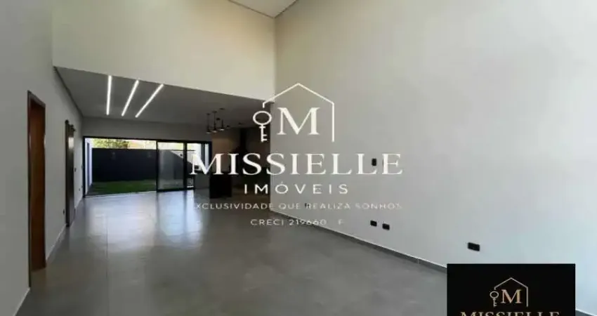 Casa térrea e moderna à venda, recém construída, com 3 suítes, no condomínio quinta das palmeiras