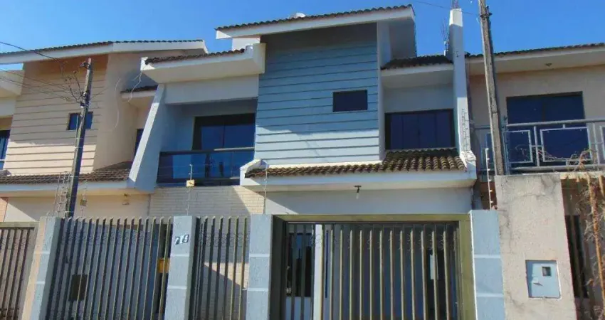 Sobrado com 3 dormitórios à venda, 133 m² por r$ 650.000,00 - fag - cascavel/pr