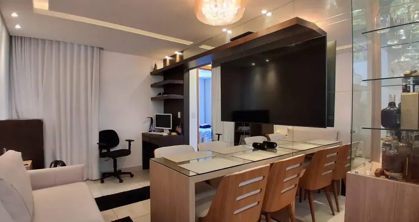 Lindo apartamento 2 quartos com suíte, 2 vagas cobertas, planejados e lazer completo – santa amélia / pampulha – bh