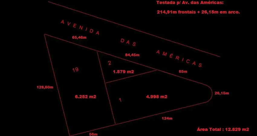 Recreio avenida das américas terreno plano residencial e comercial 12.890 m² com uma testada de 214m² para américas vizinho colado ao pontal oceânico!