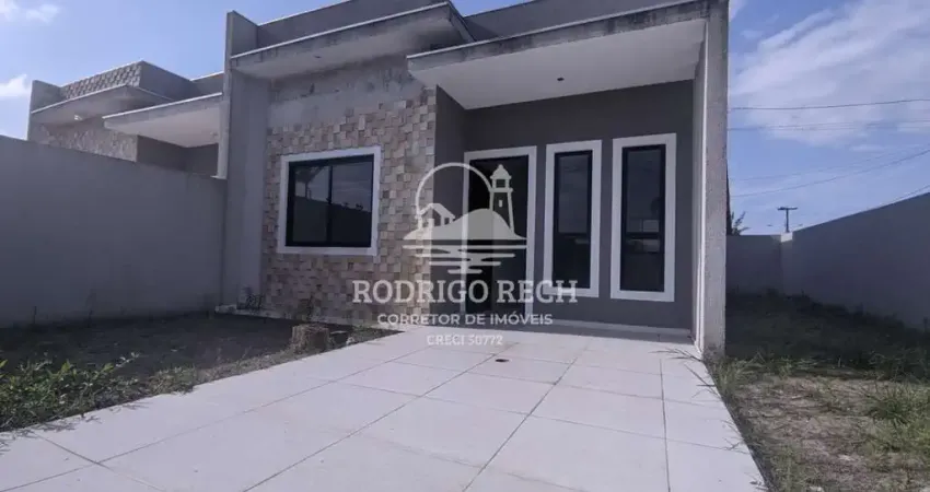 Casa 2 dormitórios ( sendo 1 suíte ) com 1 vaga de garagem primavera pontal do paraná (pr)