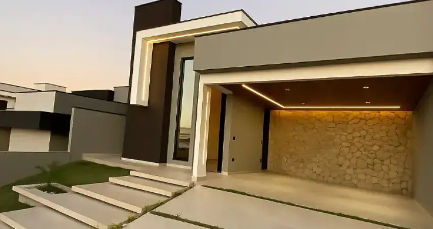 Casa térrea de alto padrão com 3 suítes e área gourmet em caçapava