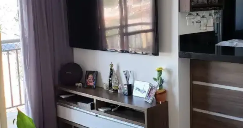 Apartamento mobiliado de 52m² com 2 dormitórios no parque industrial