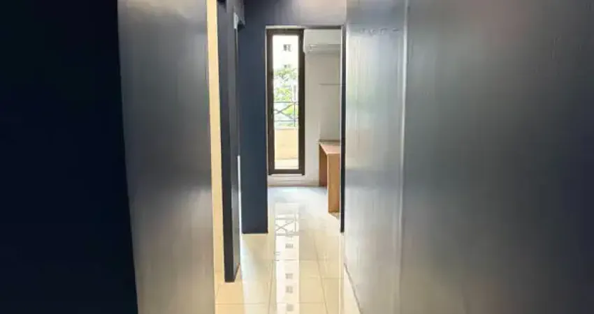 Locação de sala comercial com 49 m²,  sacada no jardim aquarius – sjc