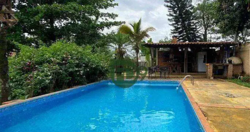 Chácara com 3 dormitórios à venda, 1040 m² por r$ 800.000,00 - recanto azul - americana/sp