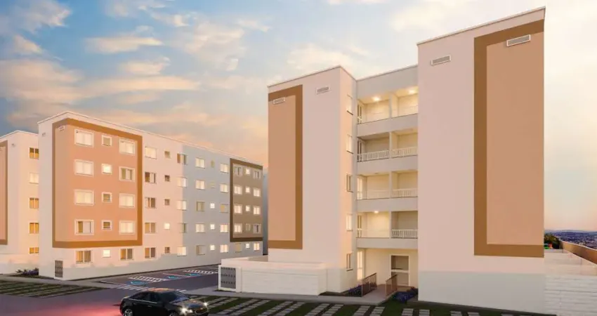 Apartamento / novo para venda em eusébio, centro, 2 dormitórios, 1 banheiro, 1 vaga