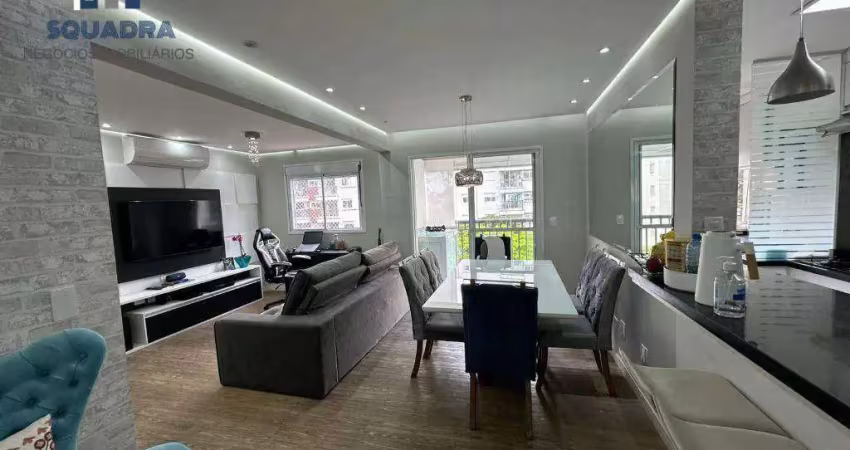 Apartamento com 2 dormitórios à venda, 72 m² por r$ 569.000,00 - interlagos - são paulo/sp