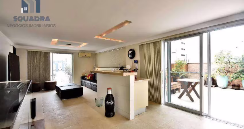 Cobertura com 3 dormitórios à venda, 181 m² por r$ 3.300.000,00 - moema - são paulo/sp