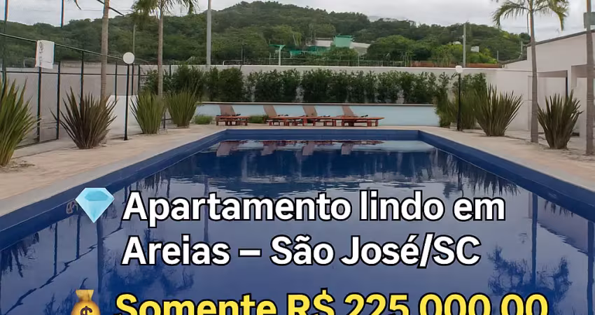 Oportunidade única!   apartamento dos sonhos em são josé/sc  somente r$ 225.000,00