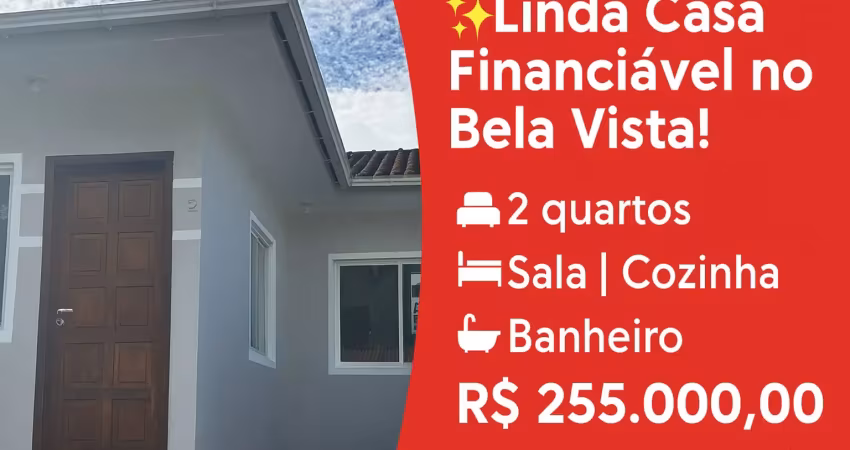 Maravilhosa casa financiável no bela vista – loteamento jardins / palhoça
