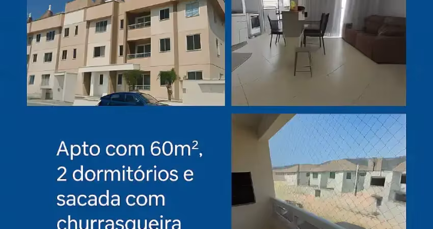 Apartamento com 2 quartos à venda na Rua Padre João Batista Réus, Caminho Novo, Palhoça