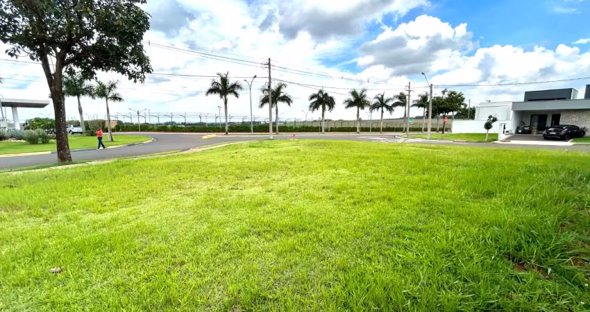 Lindo terreno de esquina, plano, no condomínio park unimep taquaral