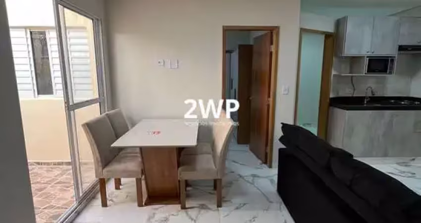 Apto 34 m2 santo andré, vila tibiriça de 2 dorm 1 banheiro | sem vaga de garagem