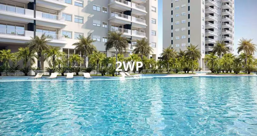 Apto 69m2 com 1 dorm 2 banheiros e 2 vagas em edifício verdadeiro resort