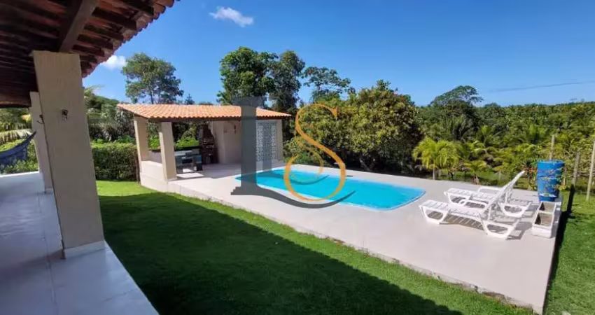 Sítio para venda em camaçari, arembepe (abrantes), 4 dormitórios, 3 suítes, 4 banheiros