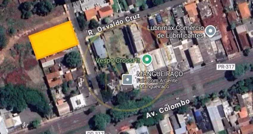 Terreno à venda na Rua Quintino Bocaiúva, 625, Zona 07, Maringá