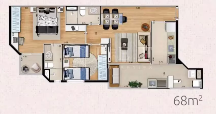 Apartamento com 2 quartos à venda na Rua Clemente Pereira, --, Ipiranga, São Paulo
