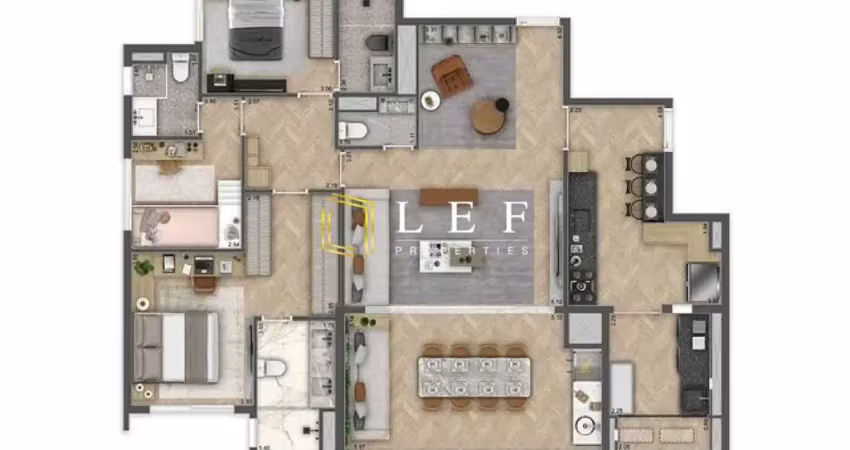 Apartamento com 4 quartos à venda na Rua Borges Lagoa, --, Vila Clementino, São Paulo