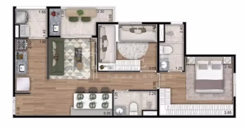 Apartamento com 2 quartos à venda na Rua Bueno de Andrade, --, Aclimação, São Paulo