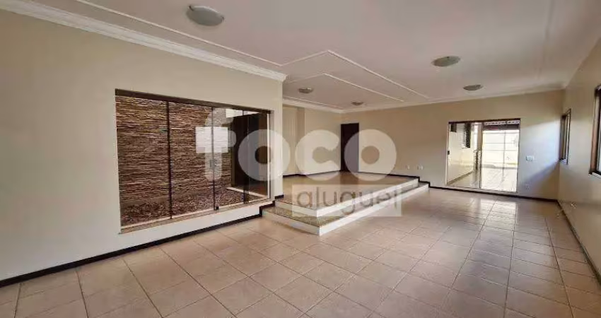 Casa para aluguel, 3 quartos, 1 suíte, 5 vagas, jardim karaíba - uberlândia/mg