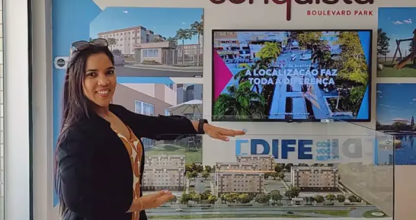 Conquista boulevard park - 2/4 com opção garden e infraestrutura completa de lazer