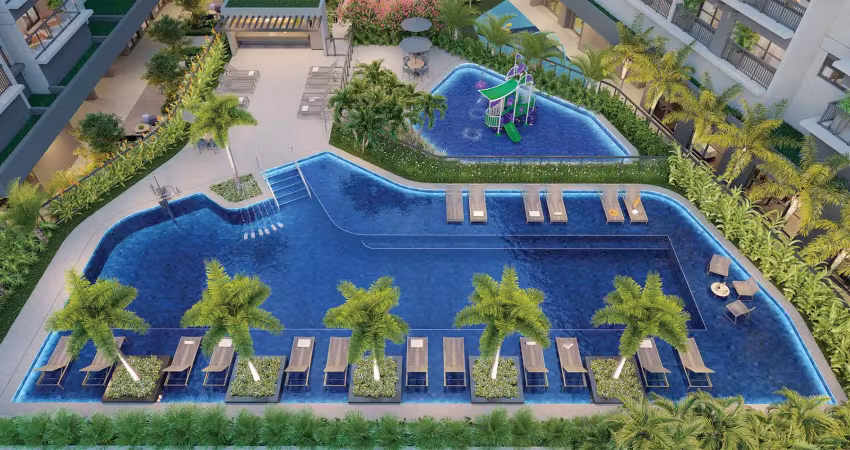 Apto na planta com 56 metros 2 dorm com lazer completo de resort próximo da estação são judas