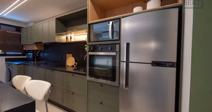Lindo apartamento 02 quartos finamente mobiliado - pronto para morar na praia dos amores em balneário camboriú - anexo a praia brava
