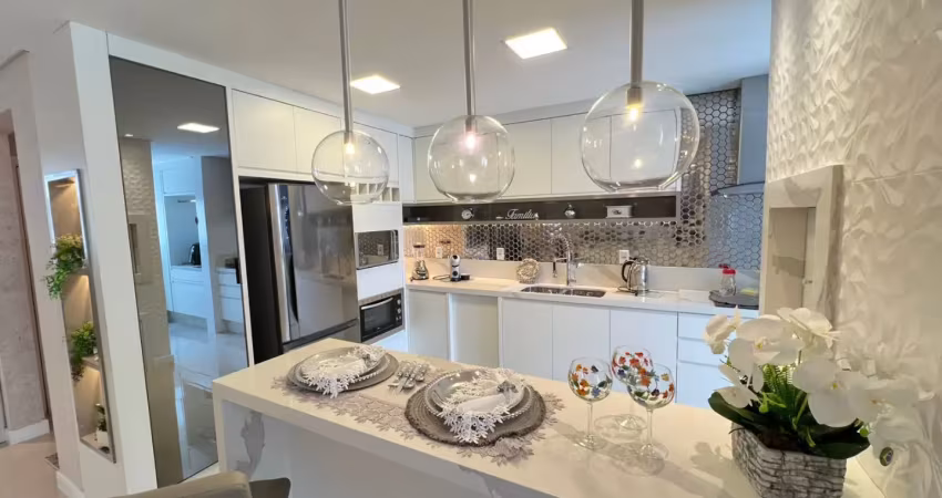 Apartamento 3 suítes mobiliado decorado e climatizado - pronto para morar no centro de balneário camboriú