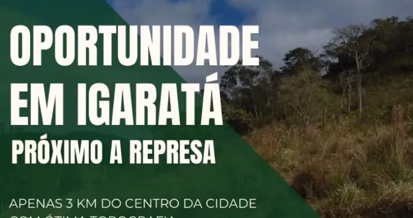 Terreno á venda ótima localização 5km do centro de igaratá