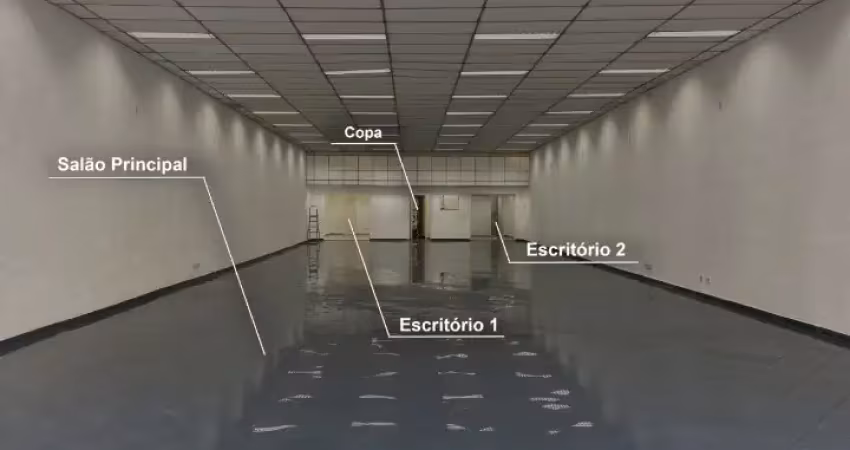Galpão comercial para locação 400m² com 4 salas, 3 banheiros na mooca - sp