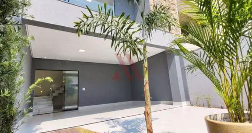 Sobrado de alto padrão com 3 suítes no residencial sevilha em goiânia