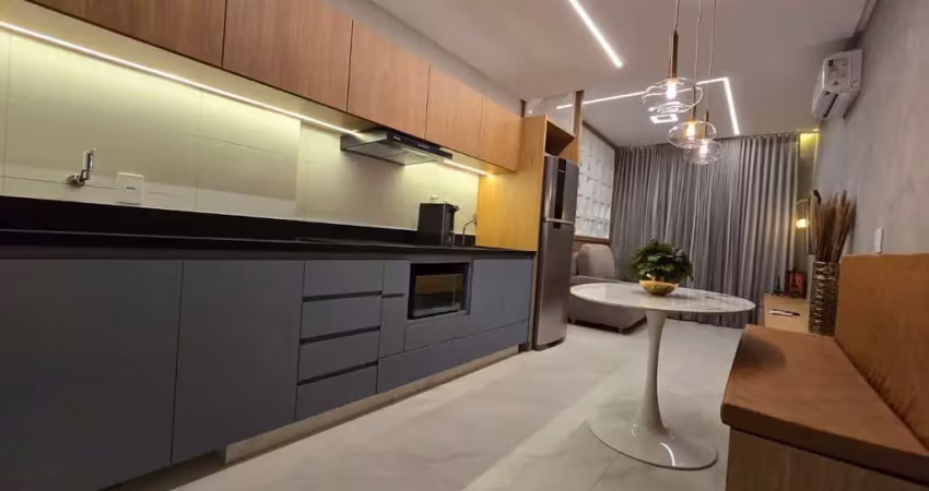 Wtc residence - flat mobiliado e decorado no word trade center residence no setor marista, andar alto