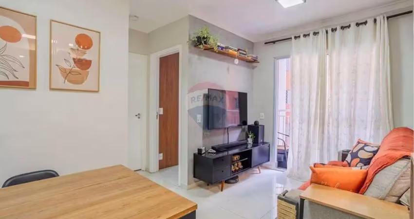 Apartamento à venda com 2 dormitórios, sacada e todo planejado – jardim do lago, campinas/sp r$ 321.000,00