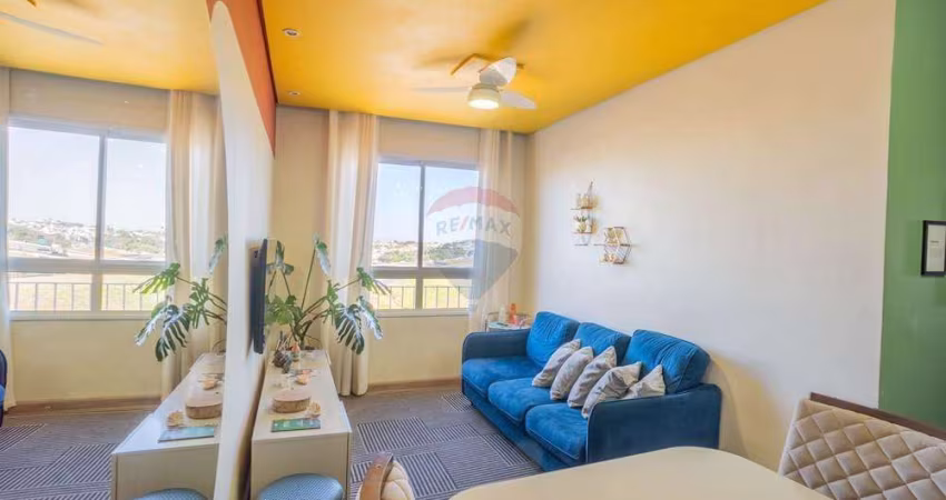 Apartamento 3 dormitórios com suíte, andar alto e vista livre no vista valley, valinhos/sp - r$ 319.000,00