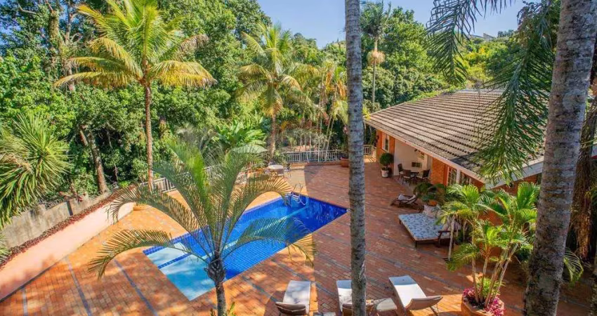 Casa/chácara em sousas - campinas 5 dorms, e lazer completo por r$ 2.970.000,00