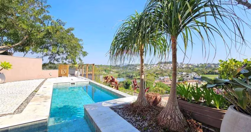 A casa com vista do lago - condomínio residencial villaggio paradiso, itatiba/sp