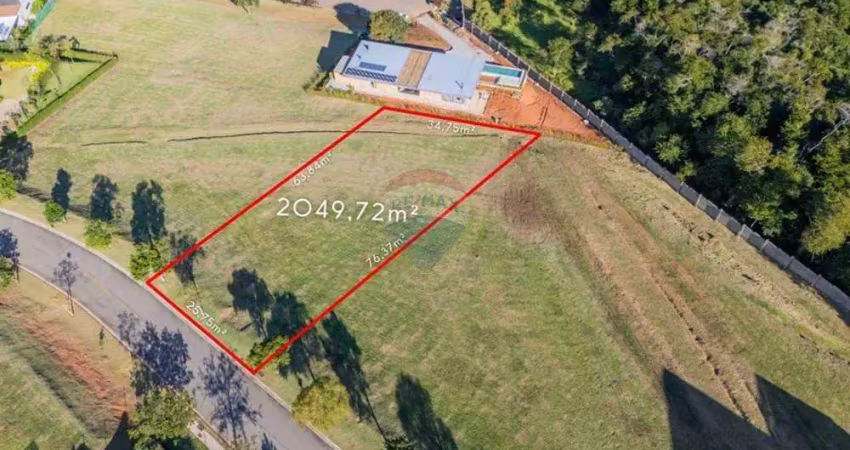 Terreno à venda com 2049m² - loteamento fazenda dona carolina - itatiba - r$ 1.120.000,00