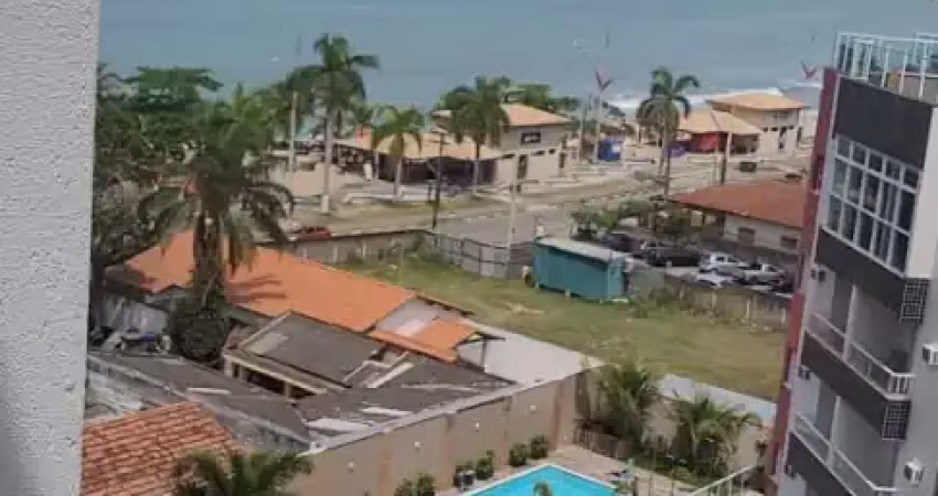 Apto pé na areia na martim de sá, 2 dorm, varanda gourmet, piscina e churrasqueira,  1 vaga, pronto para morar