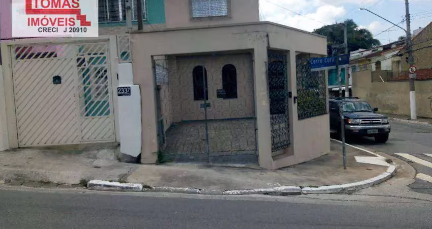 Sobrado na rua cerro cora, comercial ou residencial próximo da diogenes ribeiro de lima