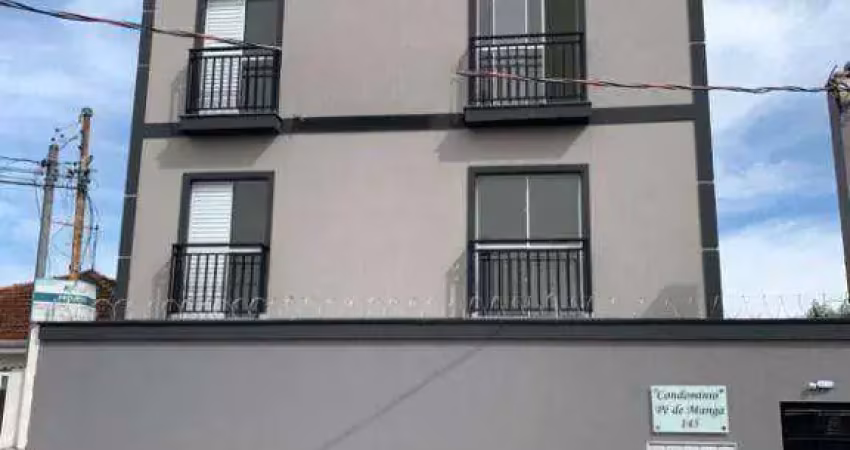 Apartamento novo com 1 dormitório e quintal  à venda, 44 m² por r$ 285.000 - vila mangalot - são paulo/sp