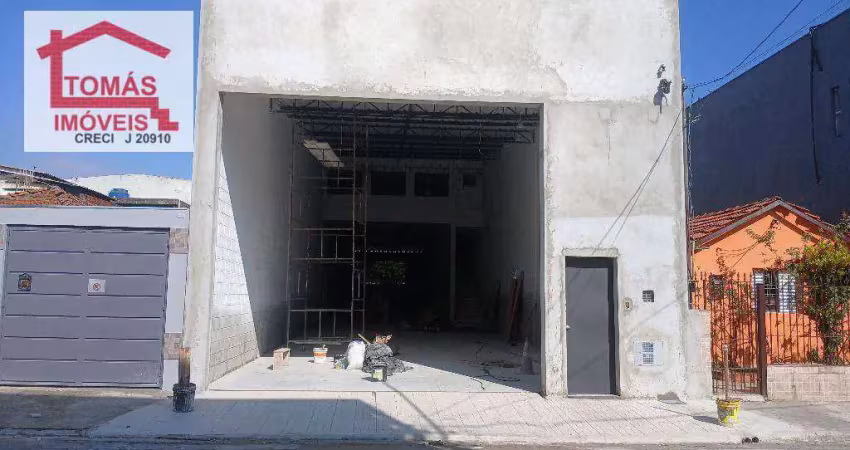Galpão novo na vila leopoldina, com 480 metros entrada para duas ruas, trifásico.