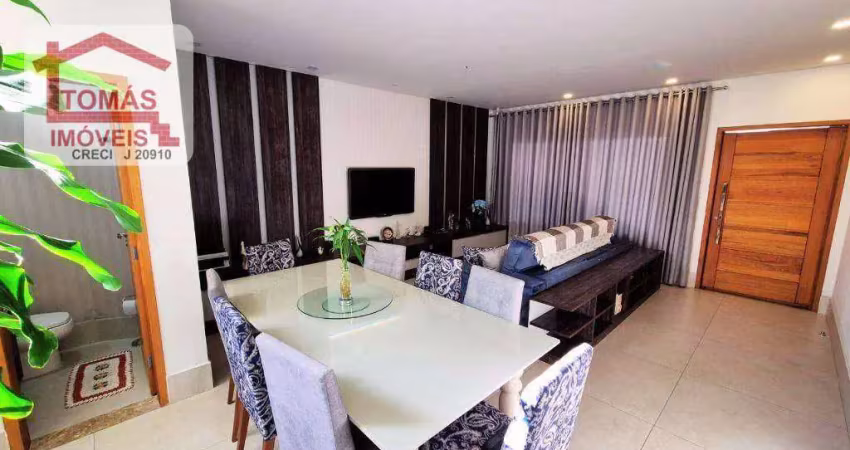 Lindo e espaçoso sobrado com 3 suítes à venda, 176 m² por r$ 1.350.000 - parque são domingos - são paulo/sp