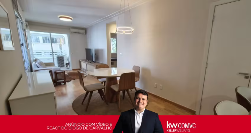 Maravilhosa unidade mobiliada 2 suítes de 80m² na coronel oscar porto