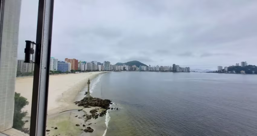 Apartamento amplo e com uma vista magnífica da baía de são vicente.