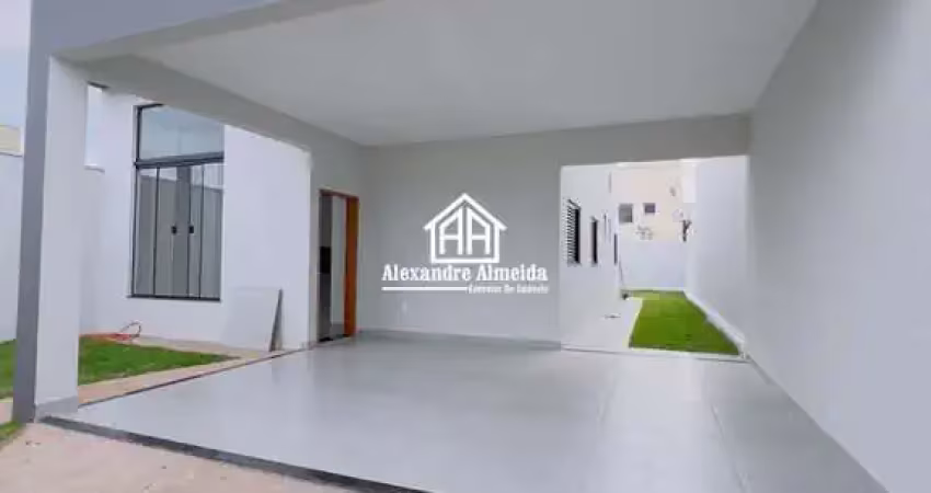 Maravilhosa casa nova no jardim holanda 3/4 um suite e varanda gourmet.