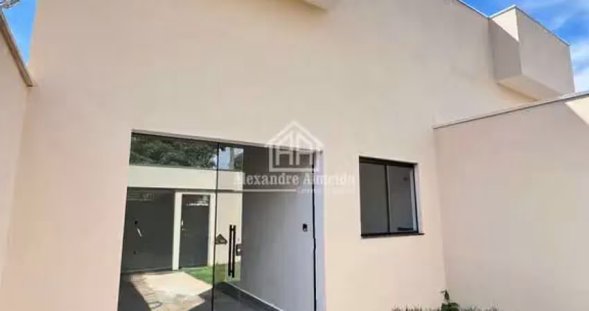 Casa nova  à venda no jardim holanda com 3 quartos um suite 359.000,00