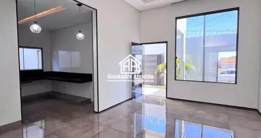 Casa moderna jardim america 3/4 um suite e área gourmet completa