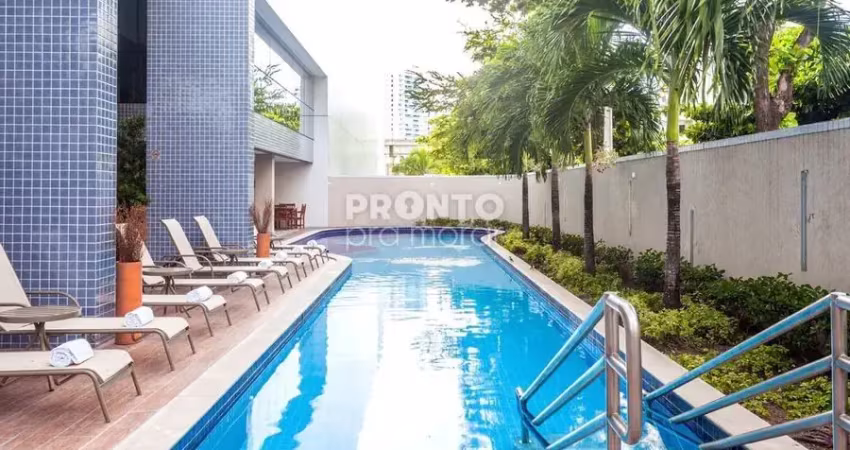 Beach class conventions e flats - mobiliado localizado no bairro de boa viagem